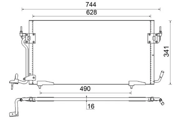 Condenser, air conditioning