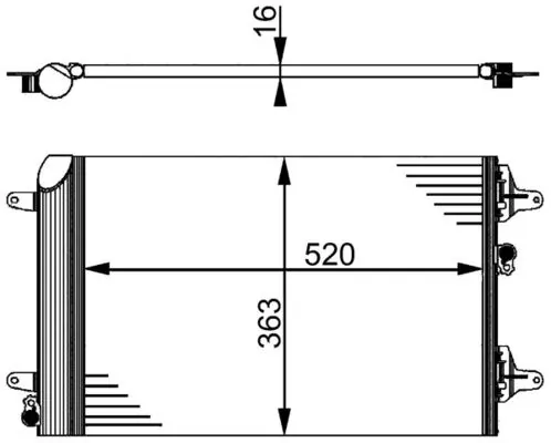 Condenser, air conditioning