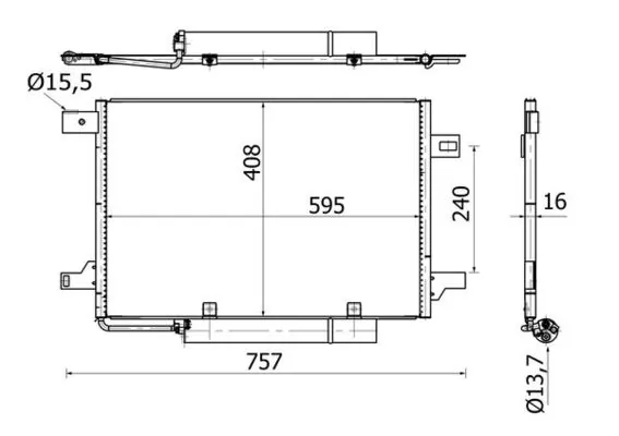 Condenser, air conditioning