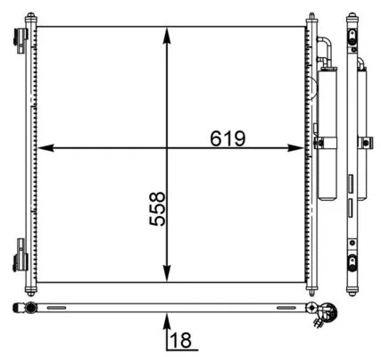 Condenser, air conditioning