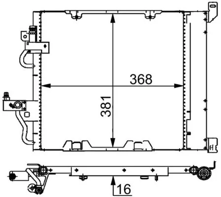 Condenser, air conditioning