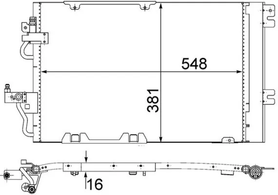 Condenser, air conditioning