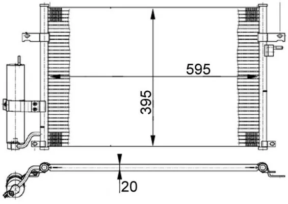 Condenser, air conditioning