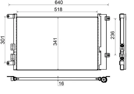 Condenser, air conditioning