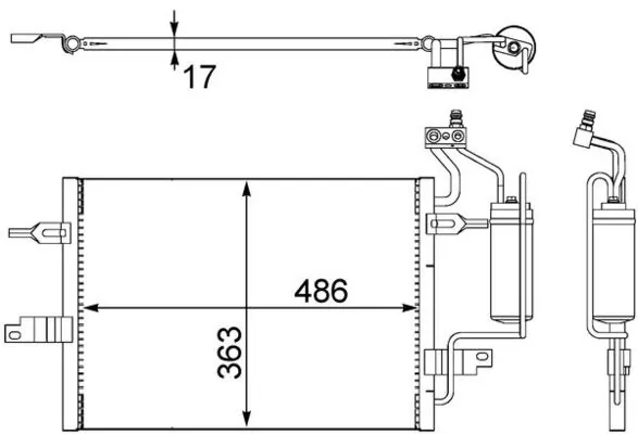 Condenser, air conditioning