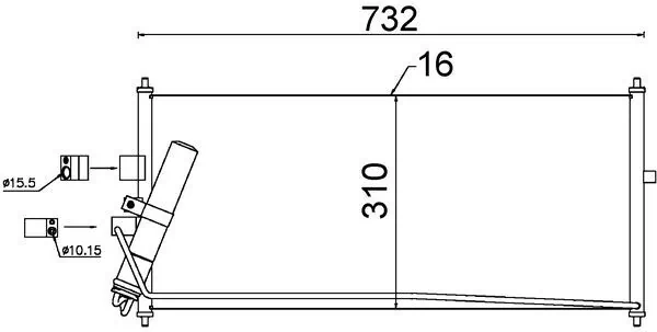 Condenser, air conditioning
