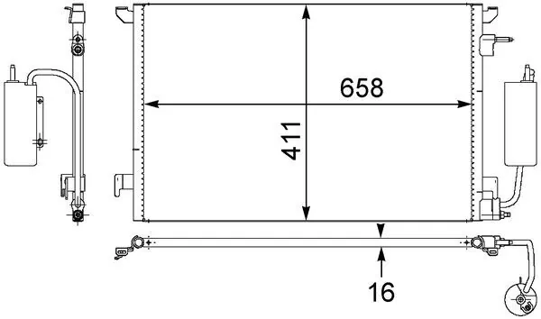 Condenser, air conditioning