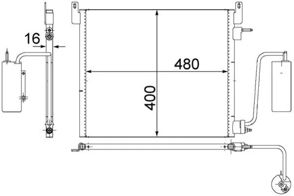 Condenser, air conditioning