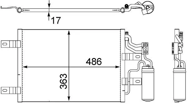 Condenser, air conditioning
