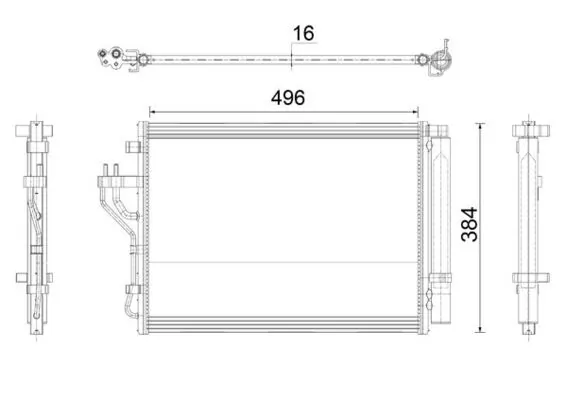 Condenser, air conditioning