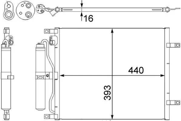 Condenser, air conditioning