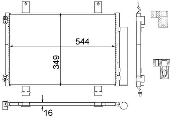 Condenser, air conditioning