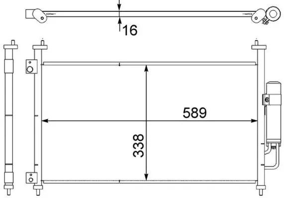 Condenser, air conditioning