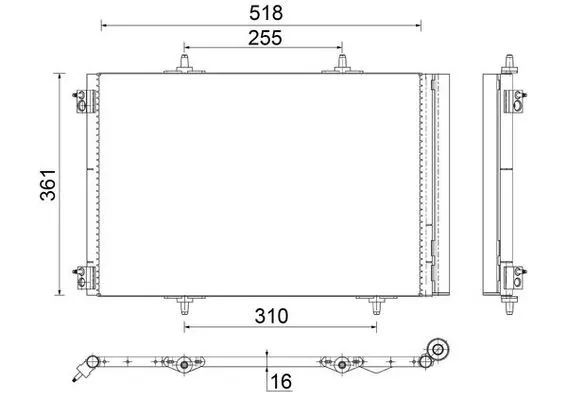 Condenser, air conditioning