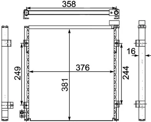 Condenser, air conditioning