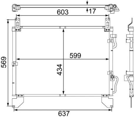 Condenser, air conditioning