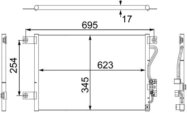 Condenser, air conditioning