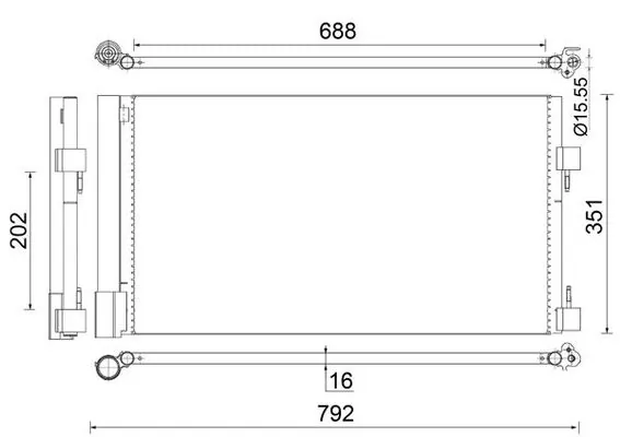 Condenser, air conditioning