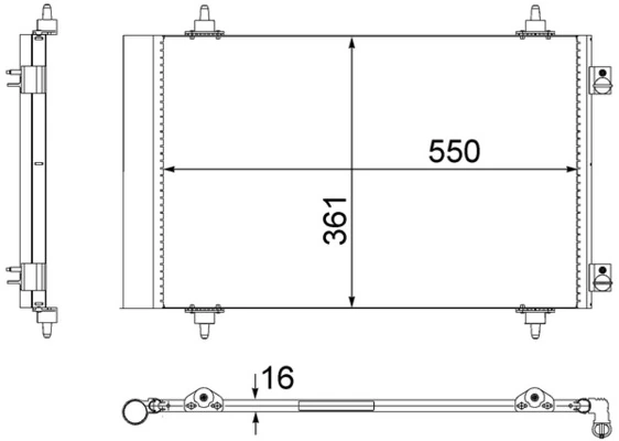 Condenser, air conditioning