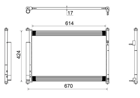 Condenser, air conditioning