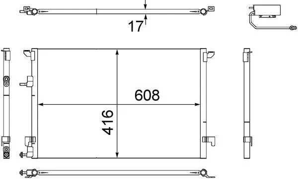 Condenser, air conditioning