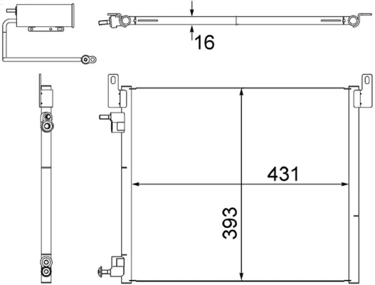 Condenser, air conditioning