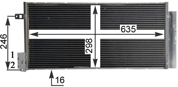 Condenser, air conditioning