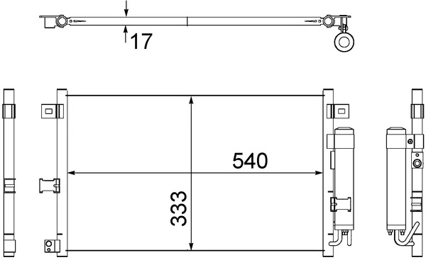 Condenser, air conditioning