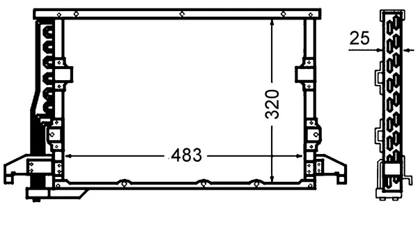 Condenser, air conditioning