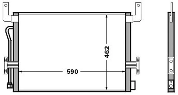 Condenser, air conditioning