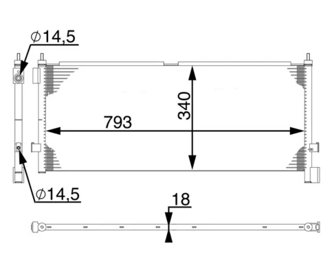 Condenser, air conditioning