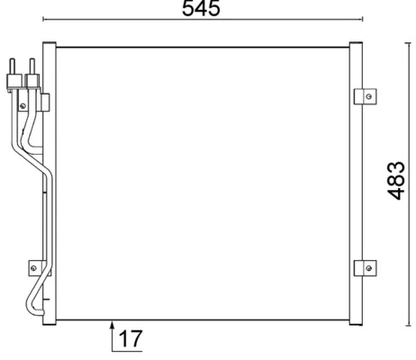 Condenser, air conditioning
