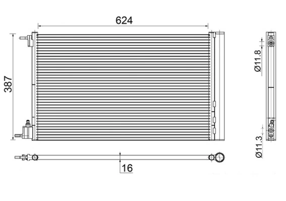 Condenser, air conditioning