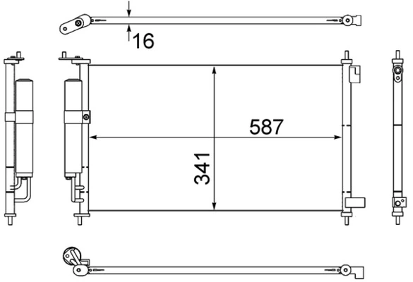 Condenser, air conditioning
