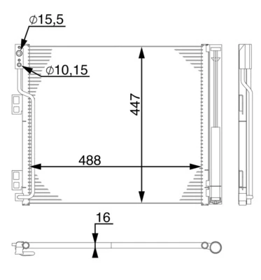 Condenser, air conditioning