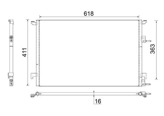 Condenser, air conditioning