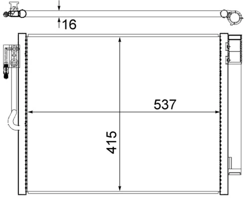 Condenser, air conditioning