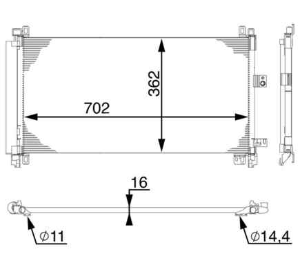 Condenser, air conditioning