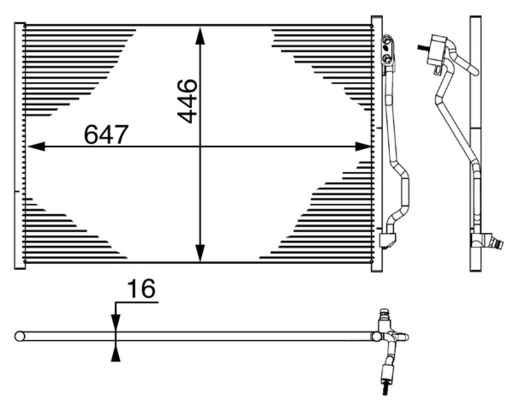 Condenser, air conditioning