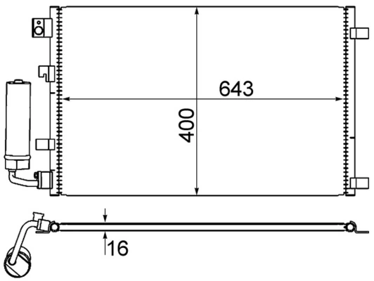 Condenser, air conditioning