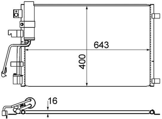 Condenser, air conditioning