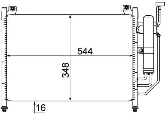 Condenser, air conditioning