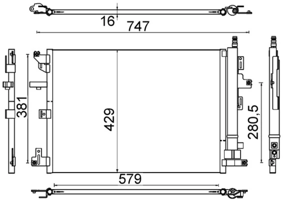Condenser, air conditioning