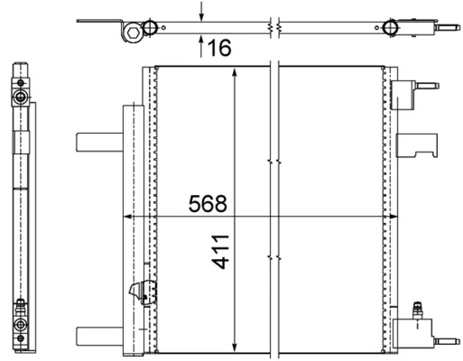 Condenser, air conditioning