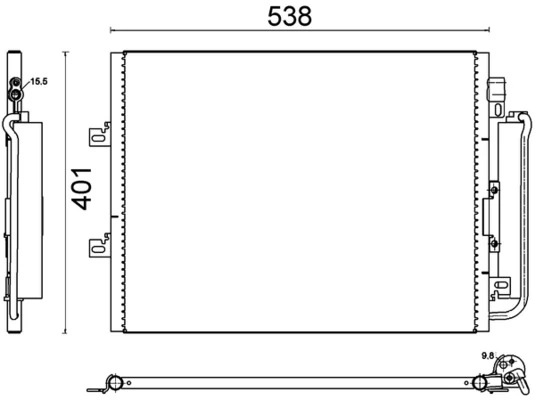 Condenser, air conditioning