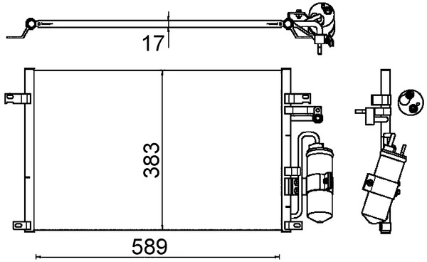 Condenser, air conditioning