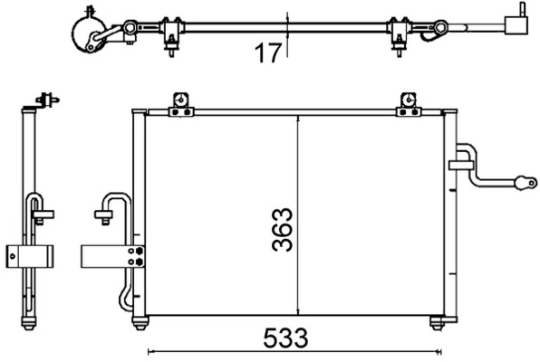 Condenser, air conditioning