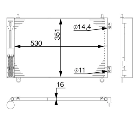 Condenser, air conditioning