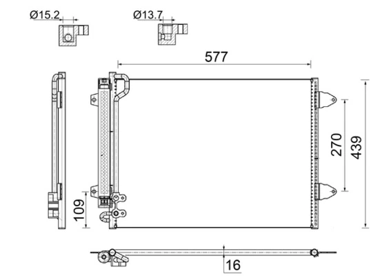 Condenser, air conditioning