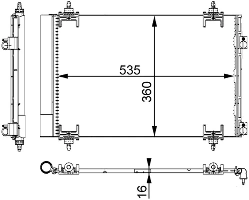 Condenser, air conditioning